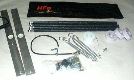 HFp Vertical Parts List Before assembling your antenna, verify that you have all the parts in the list below: Item Description Quantity Zero-stripe element 1 One-stripe element 4 Two-stripe element 1