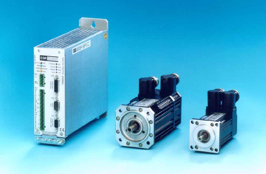 Analog AC servo drive systems with sinusoidal commutation Servo drives in compact design, 230 V AC mains connection Servo motors with high power density up to 5.0 Nm / 1.