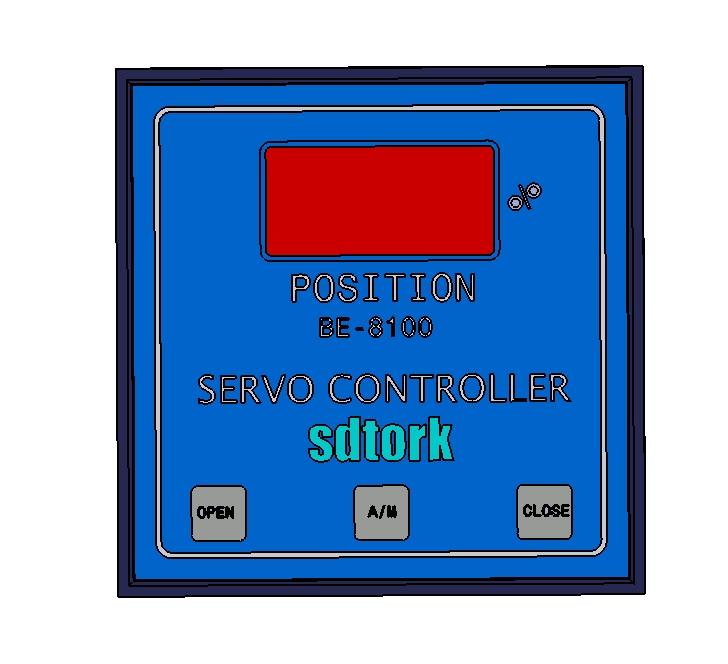 SERVO CONTROLLER BE-8100 SPECIFICATIONS 1. Operating Voltage : 230VAC (Optoional-110VAC, 24VAC) 2.Display Indication 3.LED Indications 4.Control Input 5.Feed Back Output 6.Feed Back Input 7.