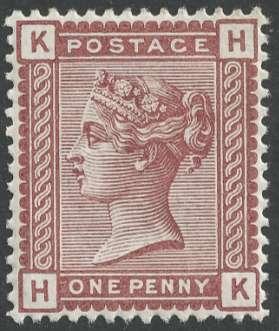THE END of the one penny engraved stamps In 1878 the Post office decided to change the printing of lower values from intaglio to surface printed