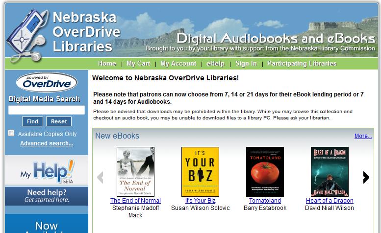 Using Nebraska OverDrive with an Amazon Kindle Device 1.