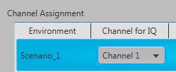 Orientation Compile button Channel Assignment RF channel assignment The channel assignment area changes based on several factors: Signal Format selection (RF/IF verses IQ).