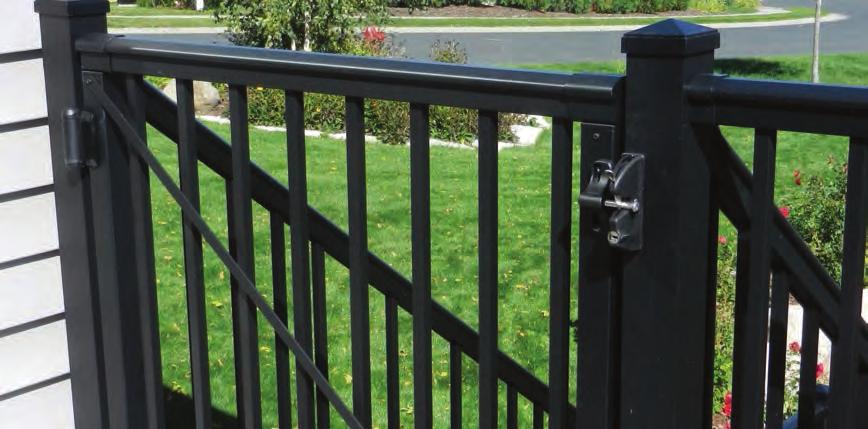 GATES For secure access onto your deck, Aluminum AFCO-Rail has a gate to fit any