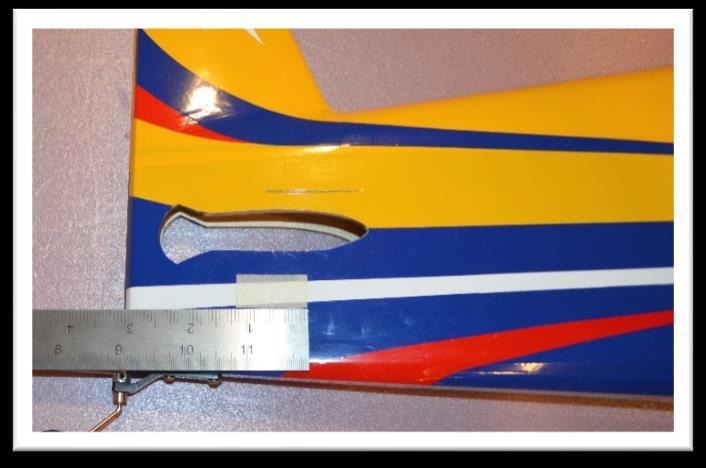 Look at the plane from the back forward to make sure that the horizontal stabilizer is parallel with the wing tube.