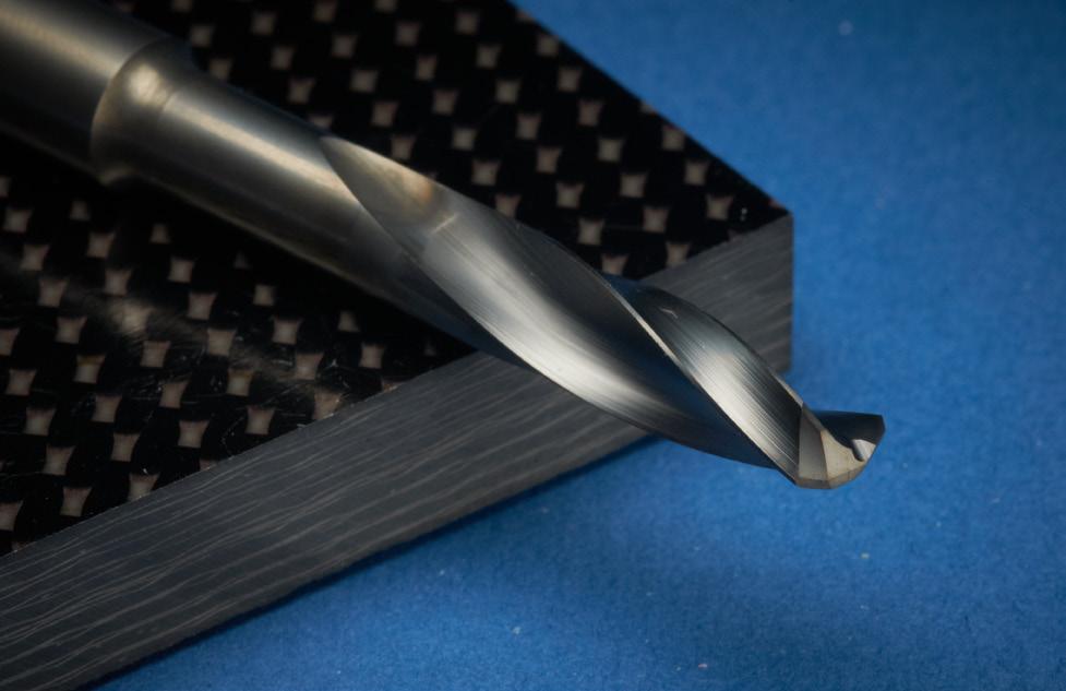 This unique High Performance design successfully creates an accurate hole without splintering or delamination, ultimately optimizing the Composite drilling process.