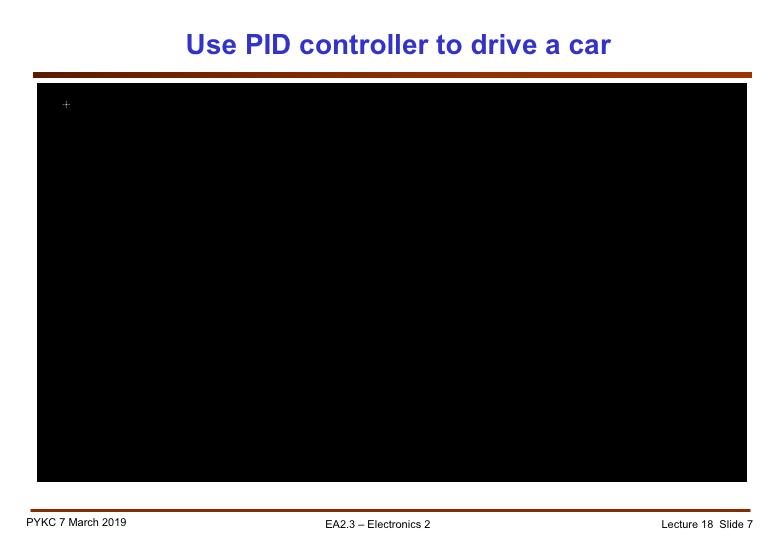 Here is a nice video explaining the idea of PID control without mathematics.