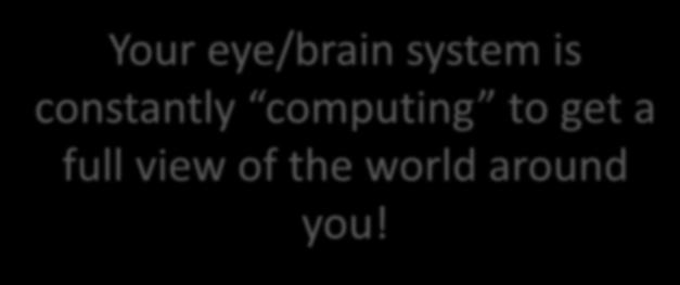 The difference between the views of Your eye/brain system is the two eyes is called binocular disparity.