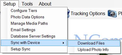 There are two ways to sync photos between NCompas Media and the Photo Station Monitoring App: using a FTP site or By Dropbox cloud service. If a FTP site is used, click the FTP radiobox.