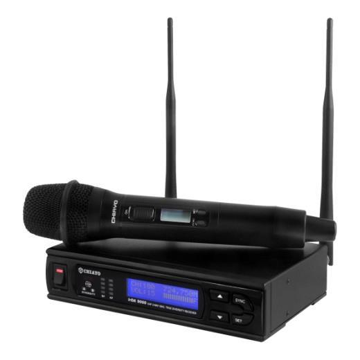 IrDA-9000 UHF 2-Way Synchronizing True Diversity Wireless Microphone Operation manual ISO 9001