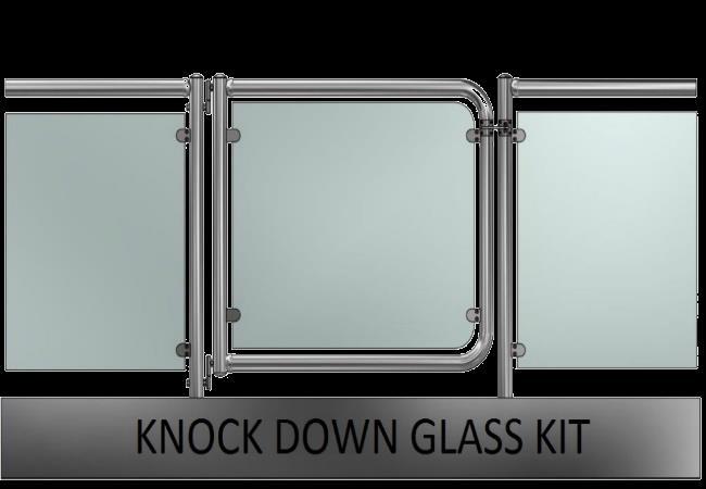 Ready Made Gate Ready Made Glass Gate Swing Gate Glass Kit 8mm to 12mm