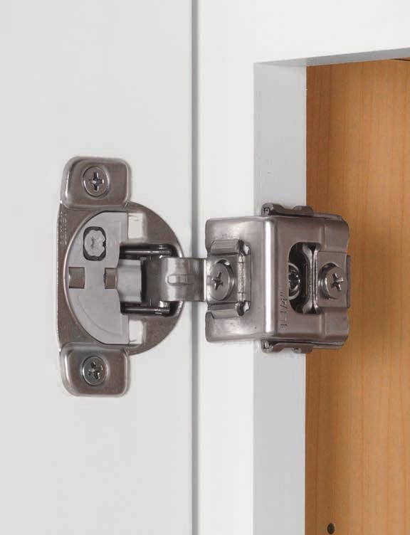 CONSTRUCTION EXPANSIONS QUICK-RELEASE HINGE SPEC GUIDE PAGE 38 Announcing the Diamond Quick-Release fully concealed,