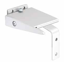 bottom strap and satin stainless steel cover plate Single action and double action variants Door Selector Designed for fitting to a set of rebated double doors to ensure the leaves close in the