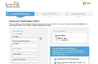 Local.com is another locally-based online directory that is available for free to businesses. Local.com helps customers find local businesses as well as deals and advertisements.