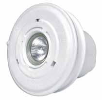 Mini Niche Light : Niche type protection index IP 68 underwater light for concrete or vinyl pools and spas. Suitable for small pools and pool stairs.