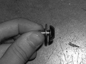 later in this instruction set. 1 2 Put a Washer (WA1-0012) on each Bolt (SW1-0059).