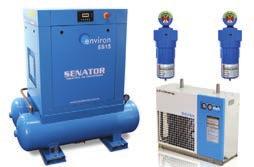 ES Series Professional Packages The premium value choice for standard industrial compressed air systems in the 0.6 to 2.45 m³/min range.
