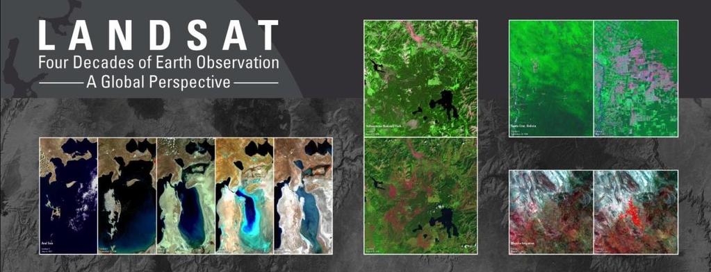 The EROS Landsat archive: more than 6 million images (171 billion sq. km) from 1972 to the present and spanning the globe.