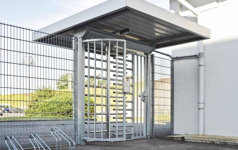 Secure Kentaur Turnstiles The robust Kentaur turnstiles and Full-Height Gates are especially suited for perimeter security of areas and buildings.