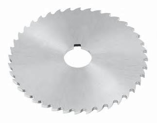 Metal Slitting Saws Plain Metal Slitting Saws Width of Face Hole Size of Teeth Part 1-3/4 1/32 1/2 28 5-747-002 2 1/16 1/2 28 5-747-005 2 3/32 1/2 28 5-747-007 2 1/8 1/2 28 5-747-010 2-1/2 3/64 3/8