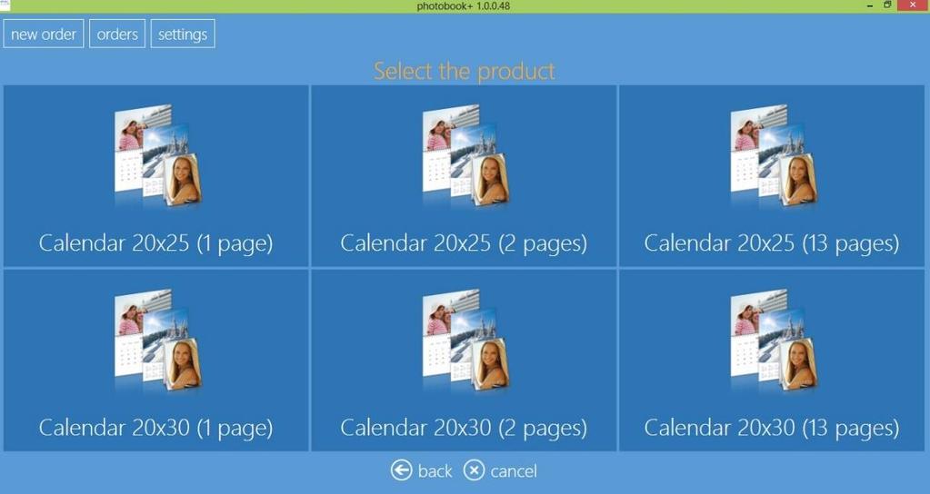 Calendars This is the Workflow of creating and printing a