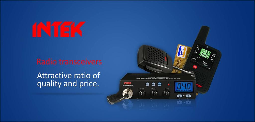 Choose the transceiver, which suits Your needs the best! PMR radio transceivers are suitable for sports, entertainment, professional use.