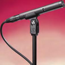 40 series cardioid condenser microphone ( PC 345-MC 210) The AT4021 offers a flat, extended frequency response, high maximum SPL and wide dynamic range.