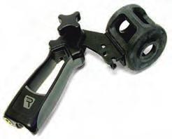 83 Pistol Grip mount The versatile pistol grip allows the user to either hold the mount with the handle or attach it to a boom pole via a 3/8" threaded insert in the base of the handle.