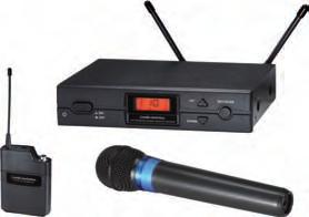 Rugged metal half-rack receiver with soft-touch controls and LCD display featuring RF and AF metering Ground-lift switch helps eliminate audible hum caused by ground loops between the sound system