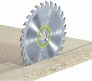 Tungsten carbide, ATB saw blade for fine cross cuts in sheet goods, melamine, hard and