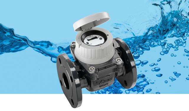 APPLICATION Fully electronic bulk water meter for measuring the flow (cold water up to 30 C) in supply lines with high flow at low pressure loss. Highly accurate recording of all billing data.