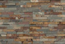 NATURAL STONE PANELS EARTH TONES Warm up any space with panels from this classic