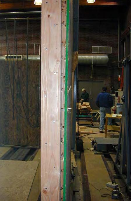 Sheathing edge pull-out (Specimen A2)