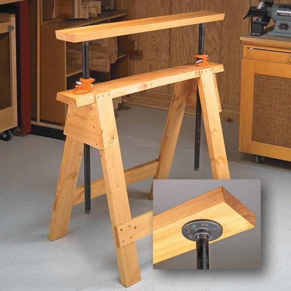 Tools and Tips The following tip is courtesy of Woodsmith Magazine. In my small shop, I m always looking for ways to use the space more efficiently and get maximum use out of my tools.