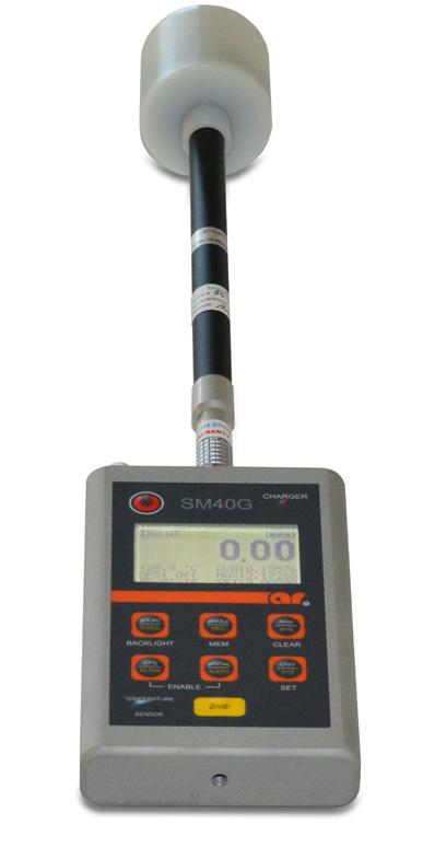 SM40G Meter for EM fields, Wide Band: DC 40GHz The SM40G broadband EM Field Meter provides measurement capability over a wide frequency (DC to 40 GHz) of electric, magnetic and electromagnetic fields