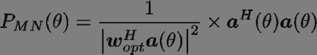 Eigenvectors of minimum eigenvalues of covariance matrix 53 Eigenvalues: Eigenvectors: Noise power