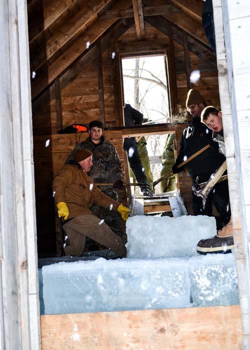 ICE HARVEST 2015 From the Ice Harvesters: The 2015 Tobyhanna Millpond #1 Ice Harvest was a success!