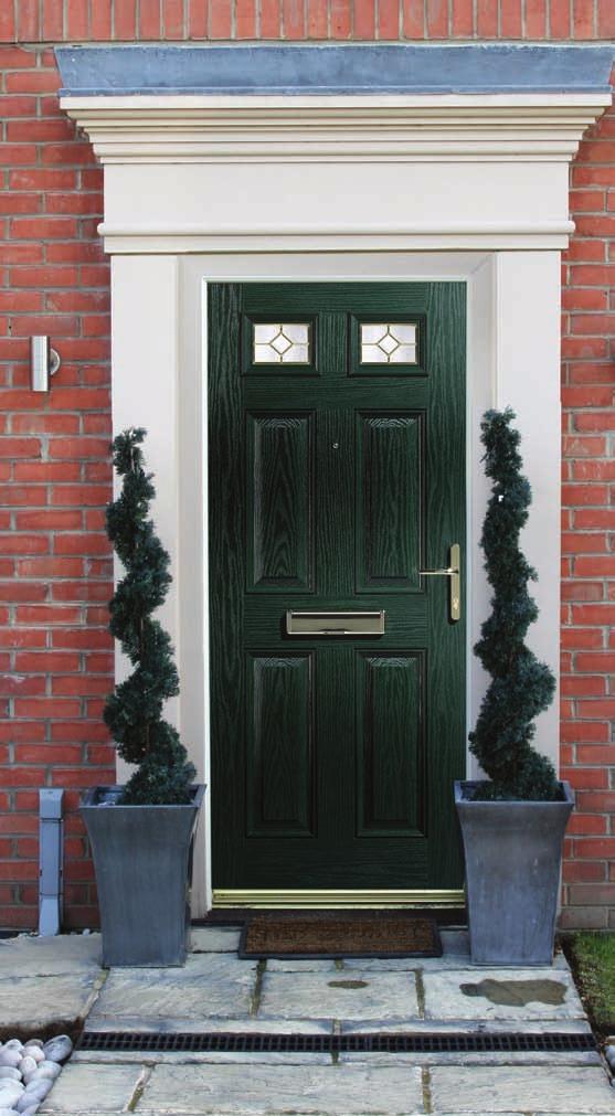 12 Classical classical door with brass glass Andaman Zinc & Brass Classical Door