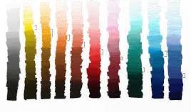 The value scale is a system of organizing tones of color. It consists of nine, or more, shades ranging from light to dark, with diminishing shades in between.