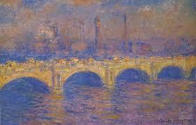 While in England he painted the bridges over the Thames River many
