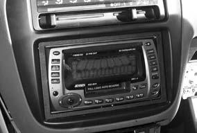 INSTALLATION INSTRUCTIONS FOR PART 95-7801 KIT FEATURES Double DIN radio provision Stacked ISO radio provision APPLICATIONS See application list inside Acura/Honda/Isuzu 1990-2006 95-7801