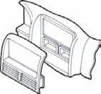 Dash Disassembly 95-7801 Honda CR-V 1997-2001 Honda CR-V 2002-2006 1. Open the glove box, squeeze the retaining clips and remove the stoppers.