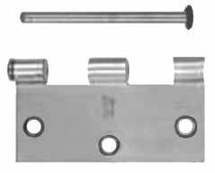 Pin Design Non-rising pin construction features an easily seated pin that will not rise Hole in bottom tip provides for easy pin removal on button and