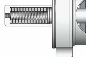 In this state the clamping bolt is clamped over the power flow in order to