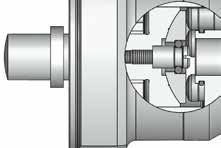 power operation by clamping cylinder F S tailstock force F R face driver FFB workpiece live center force of clamping cylinder F S : The force onto the face driver required for metal removing is