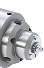 Face drivers types FFBR/FBSR are power-operated on the side of the spindle.