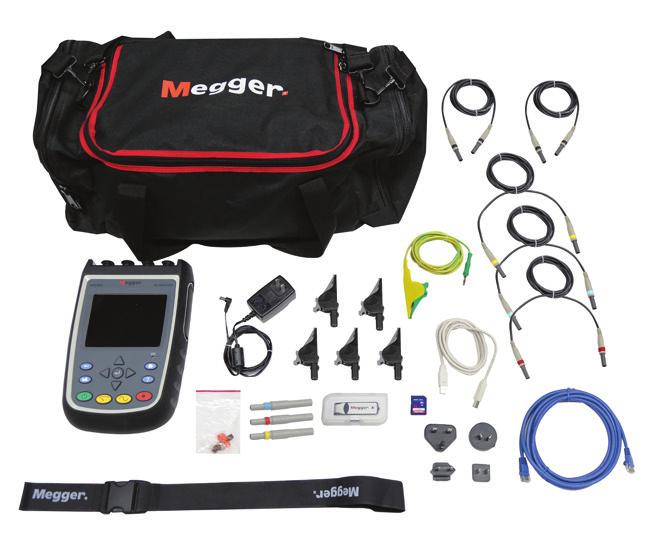ACCESSORY KITS Basic Kit C/N -BASIC Includes analyzer, voltage leads, SD card, USB cable, ethernet cable, universal power adapter, soft-sided carry bag plus fuse adapters and hanging strap.