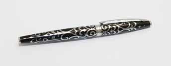 Pen Black Leatherette (loose) D: 133x12mm Engraving D: