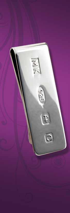 Sterling Silver HS07875 Silver Money Clip