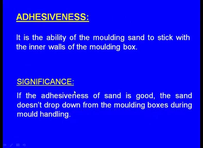 the ability of the sand particles to stick to each other. (Refer Slide Time: 20:33) What is its significance?