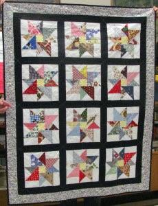 Quilting pattern and quilted by